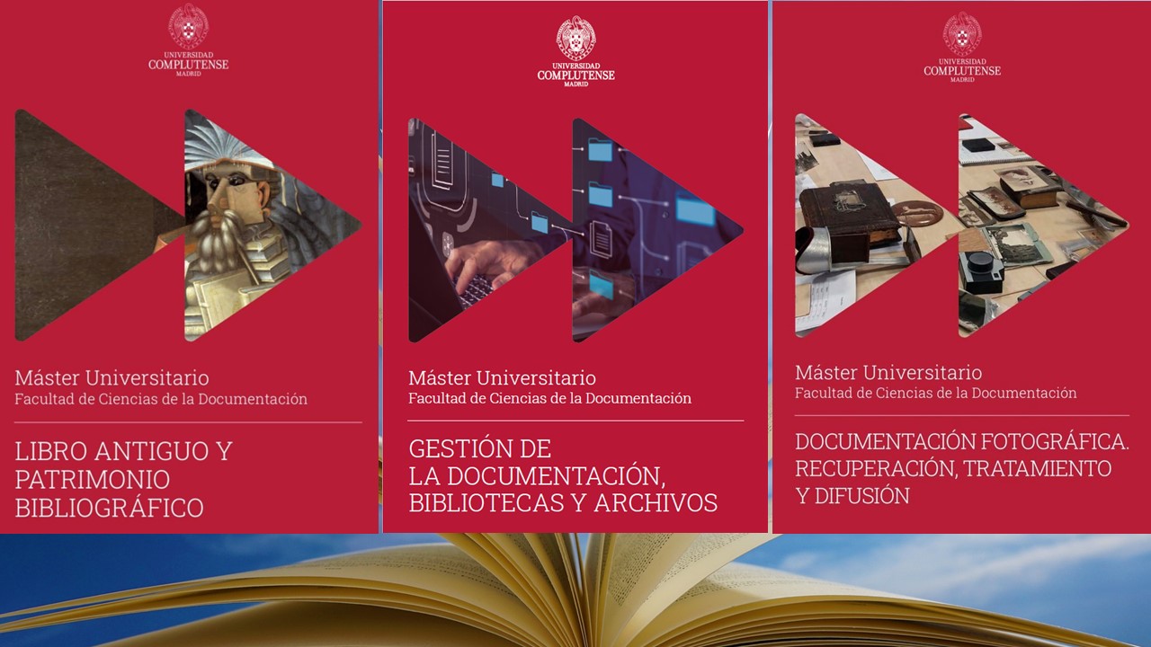 Másteres oficiales Facultad de Ciencias de la Documentación